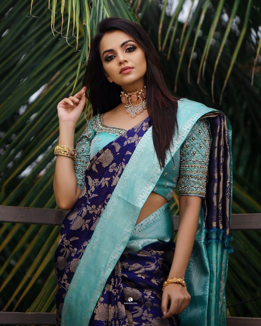 Unique Blue Soft Silk Saree With Prodigal Blouse Piece