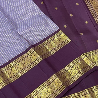 Enticing Lavender Soft Silk Saree With Evocative Blouse Piece