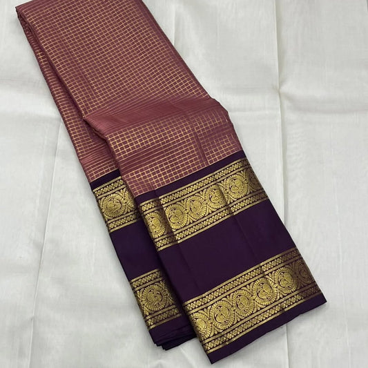 Enticing Peach Soft Silk Saree With Gratifying Blouse Piece