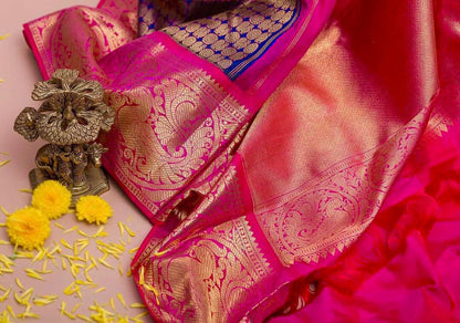 Inspiring Blue Soft Silk Saree With Entrancing Blouse Piece