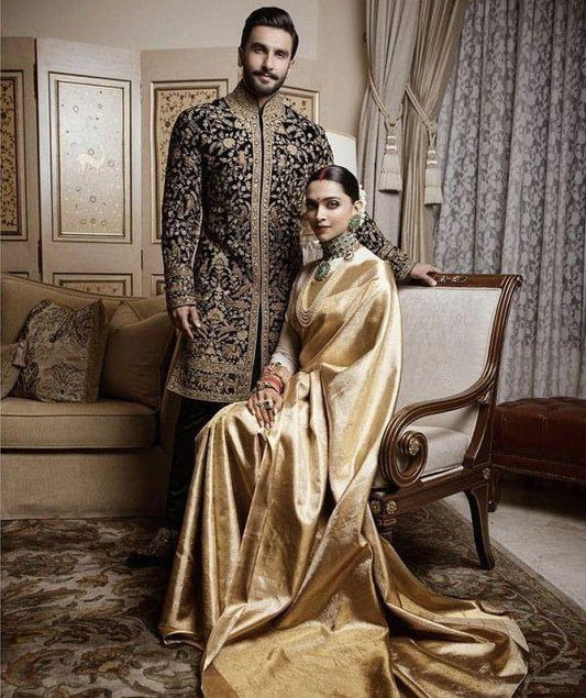 Jazzy Beige Soft Silk Saree With Stylish Blouse Piece